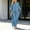 Sky Blue, variant on Ygbgbb Women's Oversized Linen-Blend Maxi Dress, Batwing Sleeve Dress with Pockets, Loose Wide Sleeve Casual Summer Long Dress White L