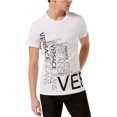 thumbnail image 1 of Versace Playera gráfica con logotipo para hombre, blanca, extragrande Versace Camiseta gráfica, 1 of 1