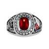 Personalized Women's USA Premiere Class Ring available in Valadium Metals, Silver Plus, 10kt and 14kt Yellow and White Gold