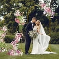 thumbnail image 4 of Arch Backdrop Stand Set of 3, Gold Metal Balloon Arch for Wedding Birthday Party Bridal  Shower Decoration, 4 of 7