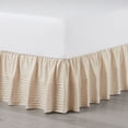 thumbnail image 5 of Martex Traditional,Transitional Off-White Solid Print Ruffled Polyester , Bed Skirt , Queen, 5 of 5