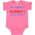 thumbnail image 3 of Inktastic What Happens at Grandma's Boys or Girls Baby Bodysuit, 3 of 5