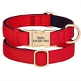 thumbnail image 1 of SUTENGDA Durable Polyamide Adjustable Dog Collar - Custom Engraved  Comfortable Soft Lining  Waterproof Quick-Dry  with Personalized Name Tag for Small to Large Dogs, 1 of 7