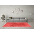 thumbnail image 3 of Ahgly Company Machine Washable Indoor Rectangle Abstract Red Modern Area Rugs, 8' x 12', 3 of 4
