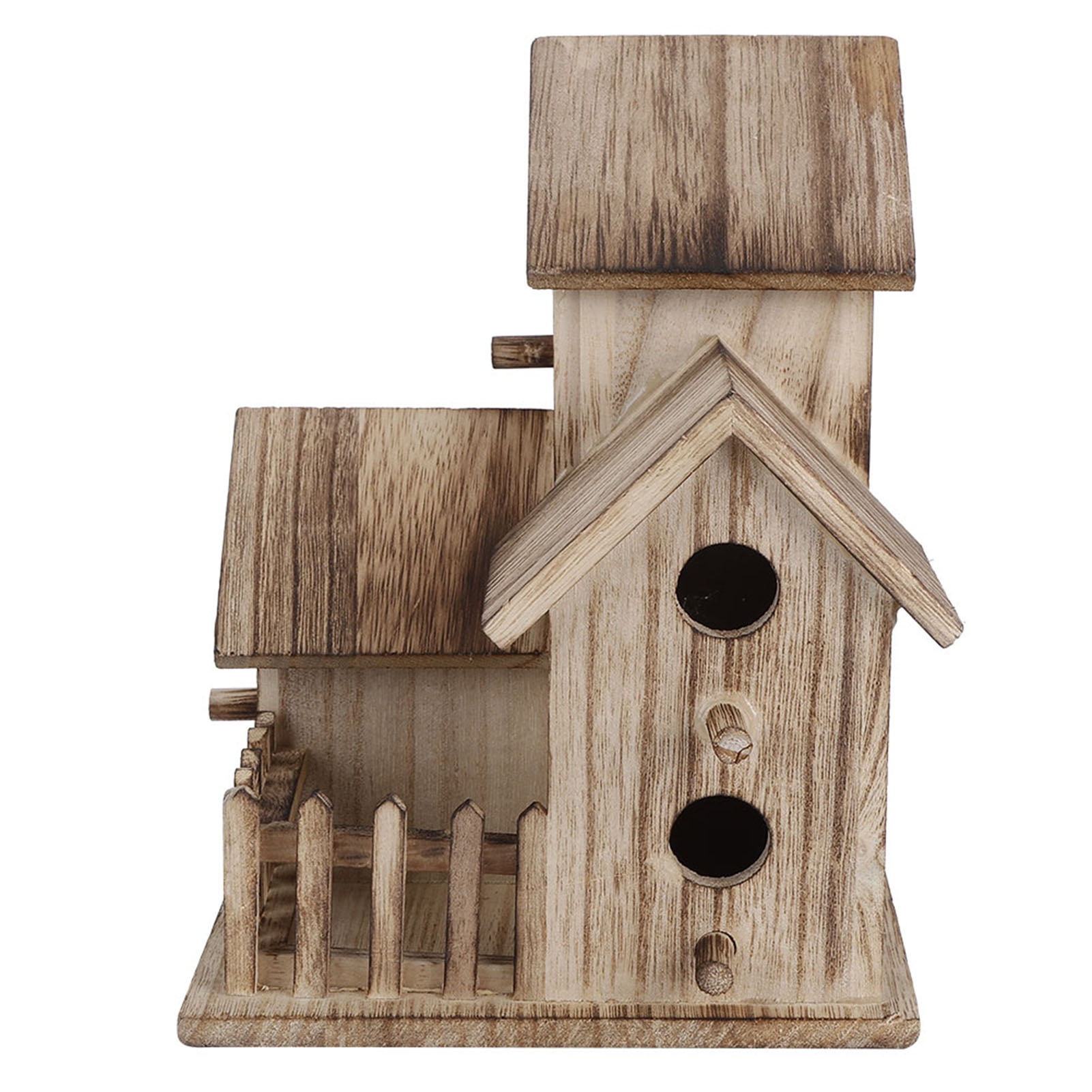 Wooden Birdhouse Small Outdoor Garden Birds Nesting Box Bird House Pets Supplies 