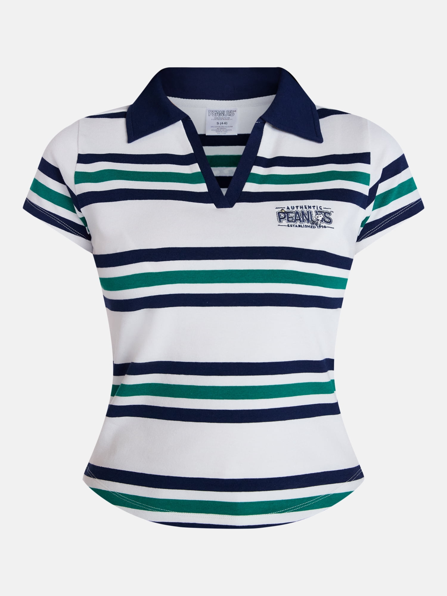 Snoopy Women's Graphic Polo Shirt, Sizes XXS-XXL