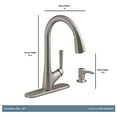 KOHLER Elmbrook SingleHandle PullDown Sprayer Kitchen Faucet in Matte