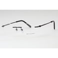 thumbnail image 1 of Bvlgari 0BV1122 128 Men's Matte Black Rimless 55mm Eyeglasses, 1 of 1