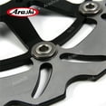 thumbnail image 4 of Arashi Front Brake Disc Rotors for Honda VFR800 VTEC ABS 2002-2013 /XL1000V VARADERO ABS 1999-2011 /GL1800 Goldwing ABS 2001-2017 /CBR900RR FIREBLADE ABS 1992-1994 /VFR 800 Interceptor ABS 2002-2009, 4 of 5