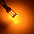thumbnail image 3 of 2X 600 Lumens 1157 60W High Power Chip LED Yellow Signal Brake Tail Light Bulbs, 3 of 8