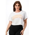 thumbnail image 3 of Untamable Orange Rhinestone Crop Top, 3 of 3