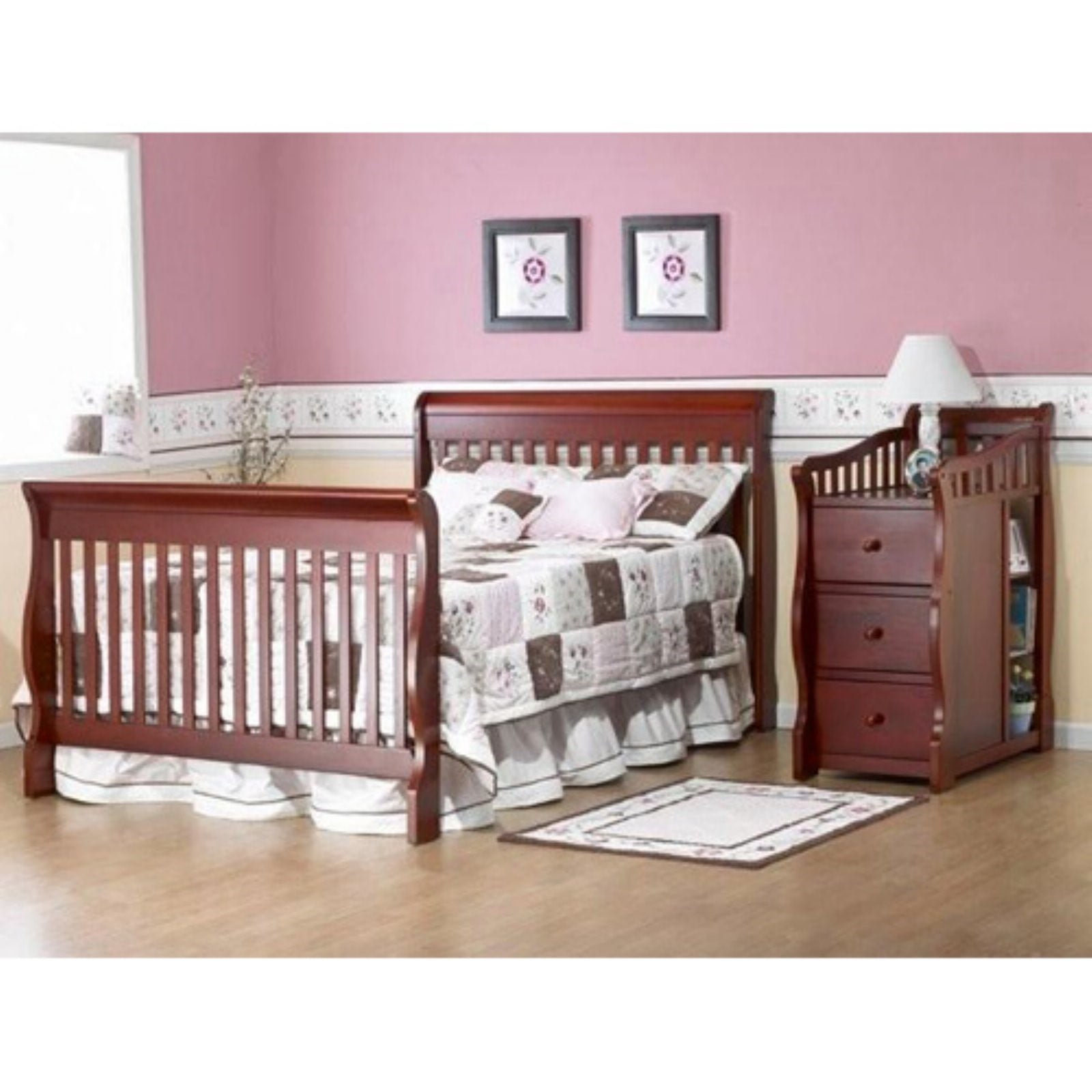 tuscany crib and changer