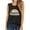 1_Black, variant on ZXSXSY Women Dandelion Printed Crew Neck Sleeveless Casual Tank Top