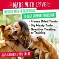 thumbnail image 3 of Charlee Bear Grain Free Meaty Bites Freeze Dried Dog Treats with Probiotics, Puppy Training Snacks, Soft Dog Bites Chicken with Blueberries, 2.5 oz Bags (2), Made USA, 3 of 10