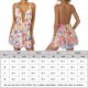 thumbnail image 2 of Falda Vestido de cóctel para mujer, sin espalda, con hombros descubiertos, traje de vacaciones (blanco S) Kuymtek Blanco T S para Mujer, 2 of 7
