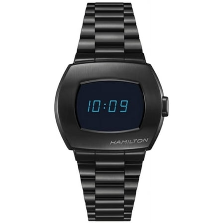 Hamilton PSR Digital Quartz Black PVD Steel Men's Watch H52404131