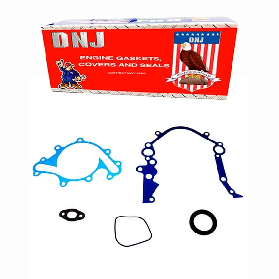 DNJ TC4120 Timing Cover Gasket Set Fits Cars & Trucks 97-08 Ford E150 3.8L 3.9L 4.2L V6 OHV