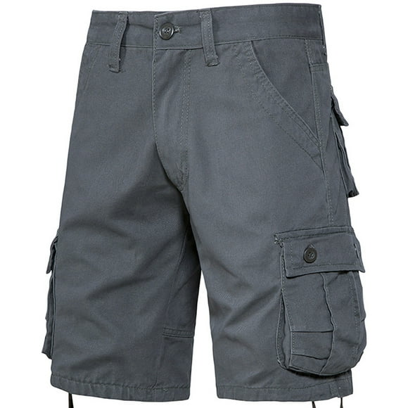 cllios Clearance Clothes Under $5 Mens Cargo Shorts Plus Size Multi Pockets Shorts Work Work Shorts Casual Travel Cargo Shorts