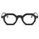 thumbnail image 2 of Gafas de bloqueo de luz azul JOVAKIT con montura octagonal retro, 2 of 7