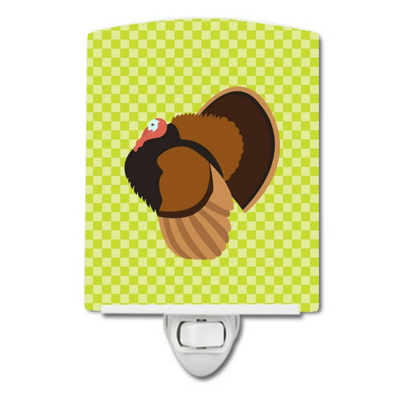 Bronze Turkey Green Ceramic Night Light