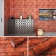 thumbnail image 2 of Decorative Wallpaper Self Adhesive Red Brick Wallpaper Printed Stick Paper Easy Install Peel, 2 of 4