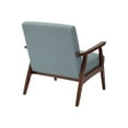 thumbnail image 2 of Davis Chair in Klein Sea Blue Fabric with Medium Espresso Frame, 2 of 4