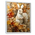 thumbnail image 2 of Designart "Beige Squirrel Minimalist Art" Animals Squirrel Floater Framed Canvas Prints, 2 of 5