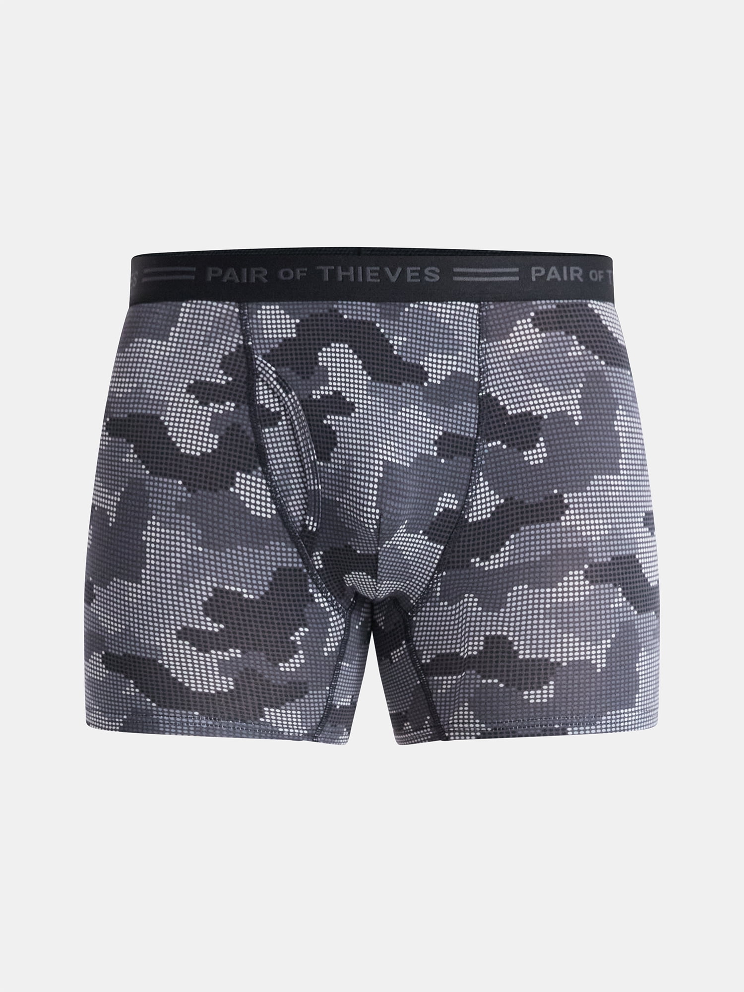 Pair of Thieves Men's and Big Men’s 4 Way Stretch Cotton Boxer Briefs, 3-Pack, Sizes S-3XL
