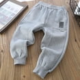 thumbnail image 2 of HAOTAGS Big Boys Sport Sweatpants(5-13), Casual Fall Winter Elastic Waist Active Jogger Pants Gray 7 Years, 2 of 8