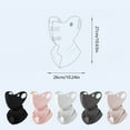 thumbnail image 2 of Hauaitttt Summer Hanging Ear Sunscreen Women Outdoor Riding Driving Cool Feeling Ice Silk Face and Neck, 2 of 3
