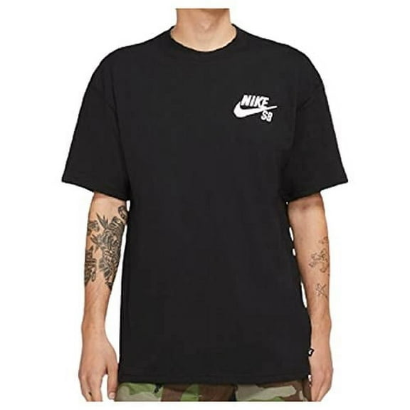 Nike SB Logo Skate T-Shirt (Medium, Black)