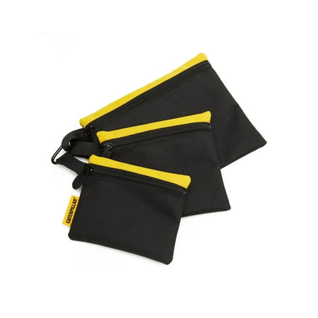 

Caterpillar 3 Pack Parts Orgainer Multipurpose Organizer Pouch 8.5inch Length New