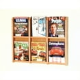 thumbnail image 1 of Wooden Mallet 6 Magazine wall Rack in Light Oak, 1 of 3
