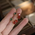 thumbnail image 2 of KCAHPAN Elegant Cherry Earrings Fruit Ear Jewelry Alloy Texture Fashion Accessories Everyday Casual Earrings for Comfortable, 2 of 7