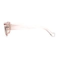 thumbnail image 4 of Women Classy Thick Temple Mod Cat Eye Plastic Sunglasses Beige Brown, 4 of 4
