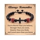 thumbnail image 4 of Pulsera de cuentas de fútbol, regalo, pulsera de entrenador de fútbol esmerilada negra, pulsera de béisbol de ojo de tigre, 4 of 5