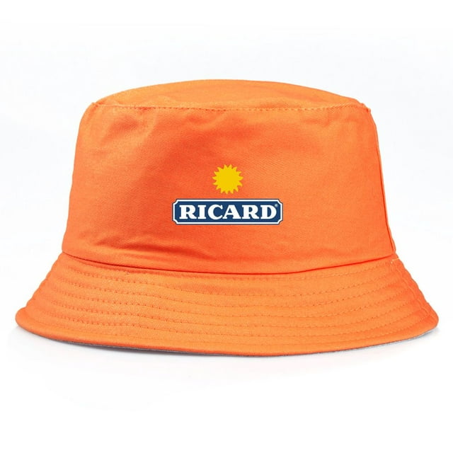 Classic Ricard Bob for France Man Outdoor Sports Travel Sun Beach Hat Lady Casual Double Side Wear Bucket Hat Riacrd Panama Hat Gao Jinjia LED