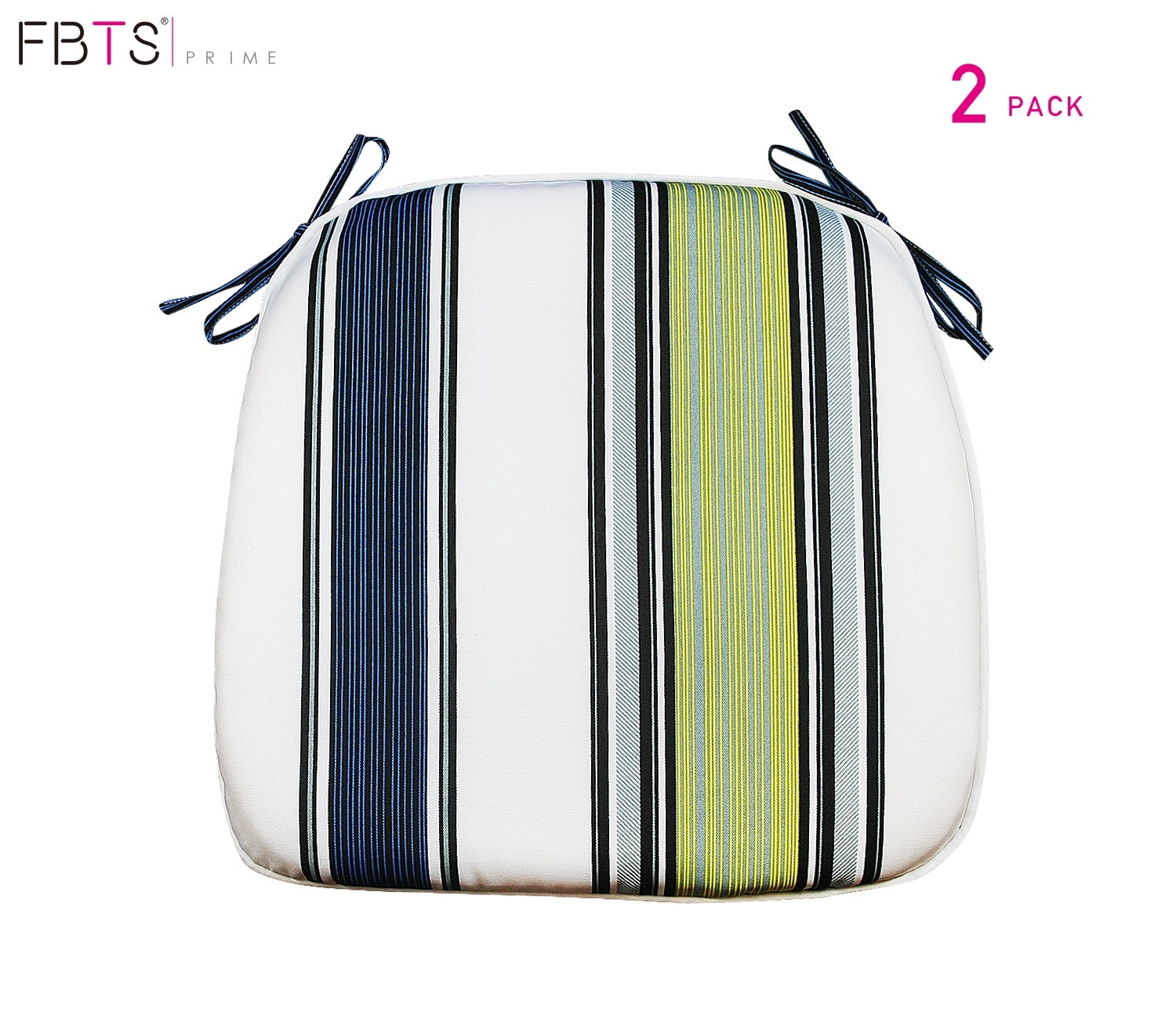 FBTS Prime Outdoor Chair Cushions (Set of 2) 16x17 Inches Patio Seat