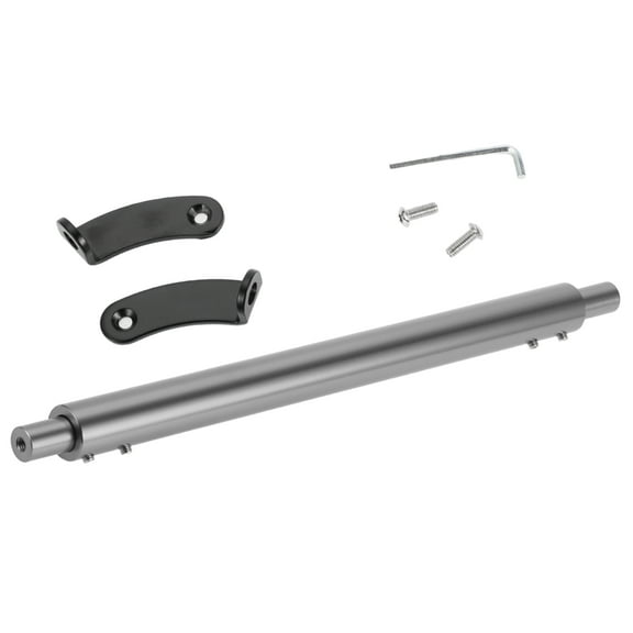 Motorcycle Motor Bike Cross Bar Adjustable Motor Bike Handlebar Black Silver Tone with Wrench 1 Set