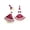 Wine Red, variant on Aximioll Thanksgiving Turkey Goose Outfit Set, Decorative Pilgrim Hat & Tableware Accessory Kit, Festive Costume for 23 Inch Goose Statue, Porch, Yard, Indoor Fall Thanksgiving Holiday Decoration