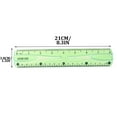 thumbnail image 2 of Flexible Ruler, Bendable Ruler, Ruler with Inches and Centimeters, Plastic Ruler, Super Elastic Ruler Drawing Translucent Ruler Plastic Soft Ruler Stationery, 2 of 6