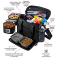 thumbnail image 2 of Mobile Dog Gear: Week Away Dog Travel Bag - Small, Black - 2 Food Storage Containers, 2 Collapsible Water Bowls & Placemat, Pet Travel Accessories, 2 of 8