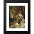 thumbnail image 2 of Adolphe Monticelli 11x14 Black Modern Framed Museum Art Print Titled - Lesson, 2 of 5