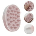 thumbnail image 3 of Unique Bargains 1 Pc Mango Style Hair Shampoo Brush for Head Massage 3.74"x2.56"x2.76" Pink, 3 of 6