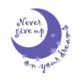 thumbnail image 3 of CafePress - NEVER GIVE UP ON DREAMS Pajamas - Women's Light Pajamas, 3 of 4