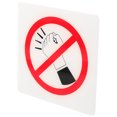 thumbnail image 4 of Public No Knocking Sign Warm Reminder Acrylic Wall No Knocking Sign Do Not Knock Sign, 4 of 8