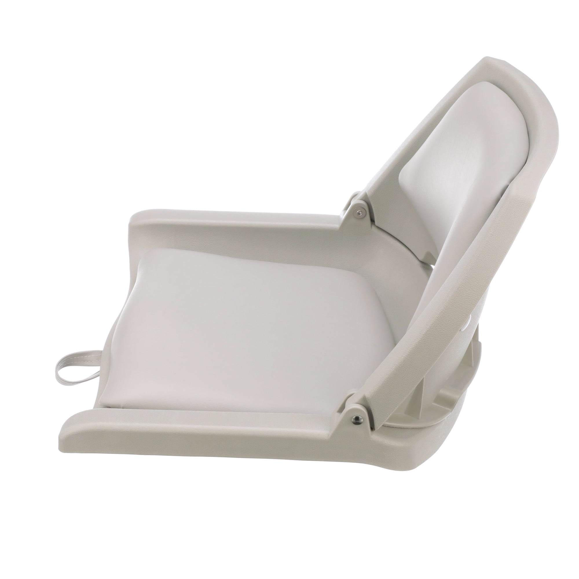 Attwood 98391GY Padded Boat Seat, Gray, Molded Plastic Frame, 20 Inches W x  17 Inches D x 12 Inches H 