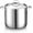 16 Quarts, variant on 18/10 Stainless Steel Stockpot 6-Quart, Classic Deep Cooking Pot Canning Cookware Dutch Oven Casserole with Stainless Steel Lid, Silver