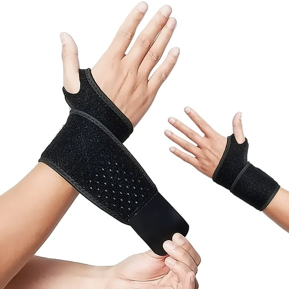 Wrist Support Brace Wrist Stabilizer Adjustable Wrist Bandages Protector Left and Right Hand Wrist Wraps for Fitness Office Pain