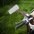 thumbnail image 3 of Shisuyan Clear Visibility Bicycle Rearview Mirrors Purple 2Set 6.5x4.9x2.2in, 3 of 8